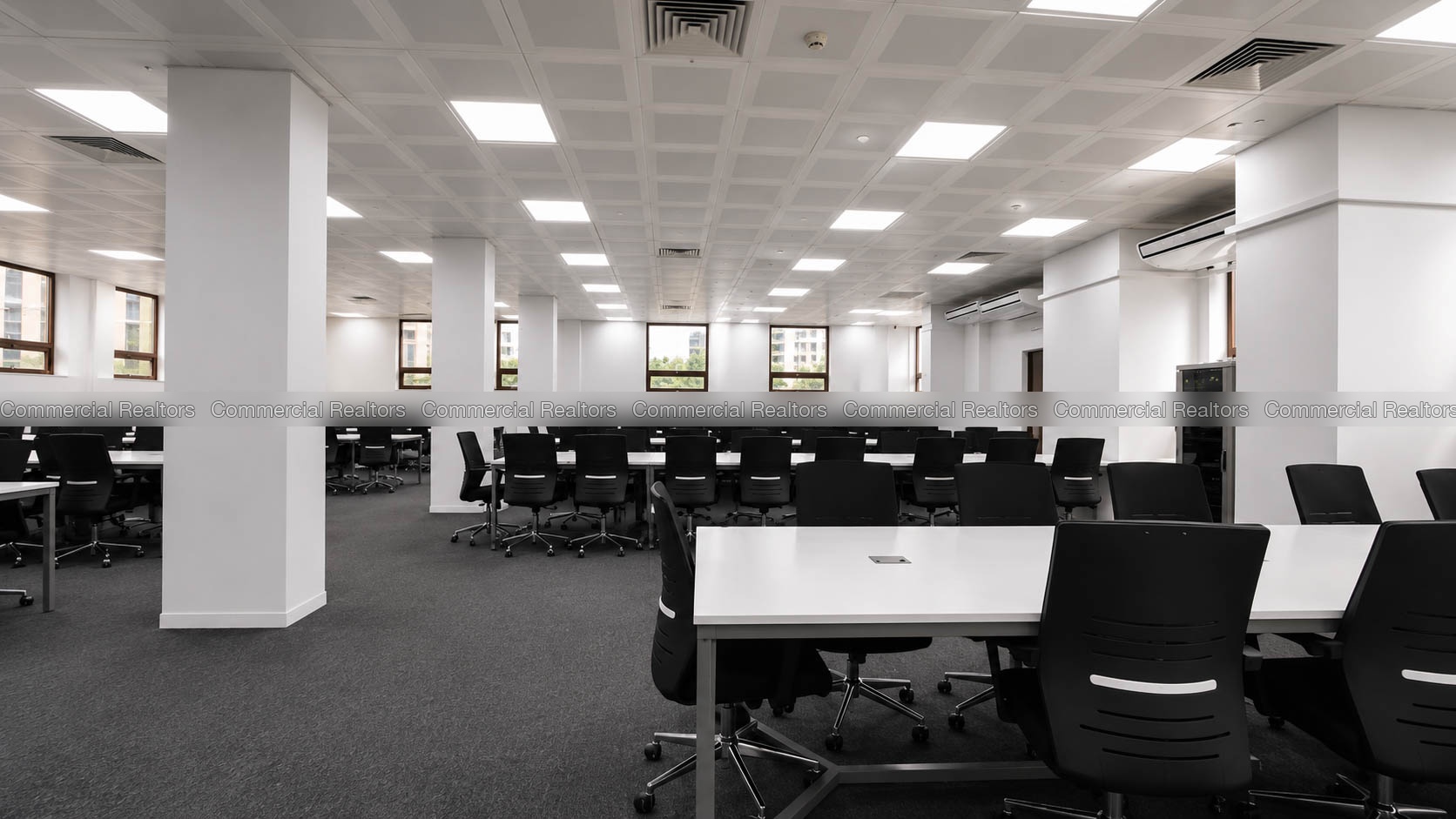 100 Seats - Fully Furnished Serviced Office Workstations for Rent in Colombo 02